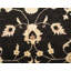 Tapis noir traditionnel à motif floral noir fait à la main 9X12 Peshawar