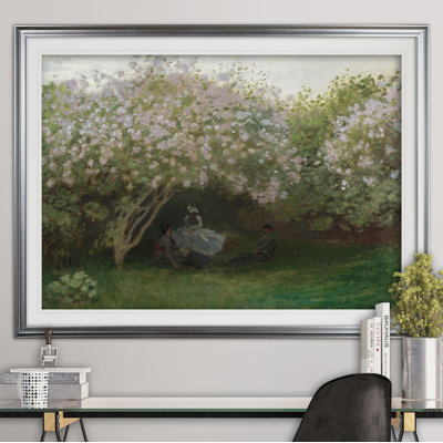 « lilacs gray weather » par claude monet, reproduction de peinture à l’huile