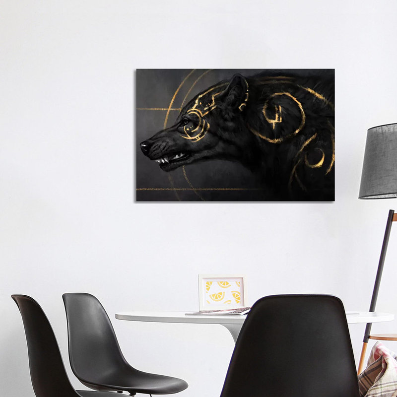 Golden by Jade Merien - Wrapped Canvas Gallery-Wrapped Canvas Giclée, 101.6 cm H x 66.04 cm W x 1.91 cm D