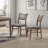 Upholstered Solid Wood Ladder-Back Dining Chair-886749364