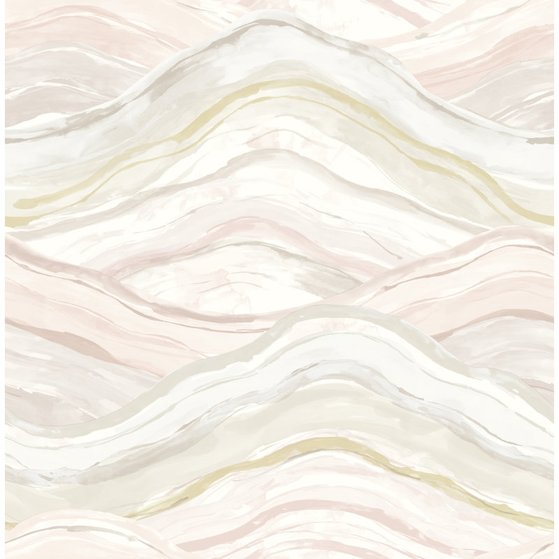 Abstract Wallpaper Double Roll, Yellow