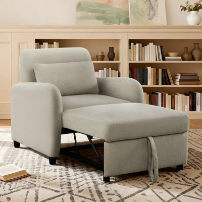 Pebblea Chenille Convertible Chair Bed
