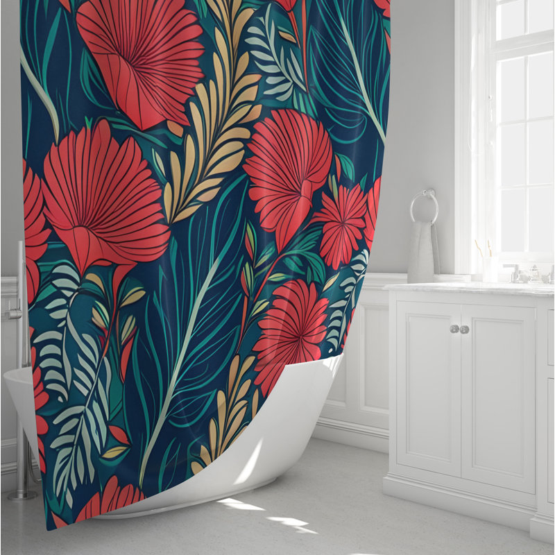Rideau de douche Clotee, H 72 po x l 70 po