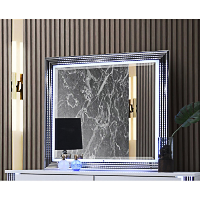 Miroir avec DEL, Blanc