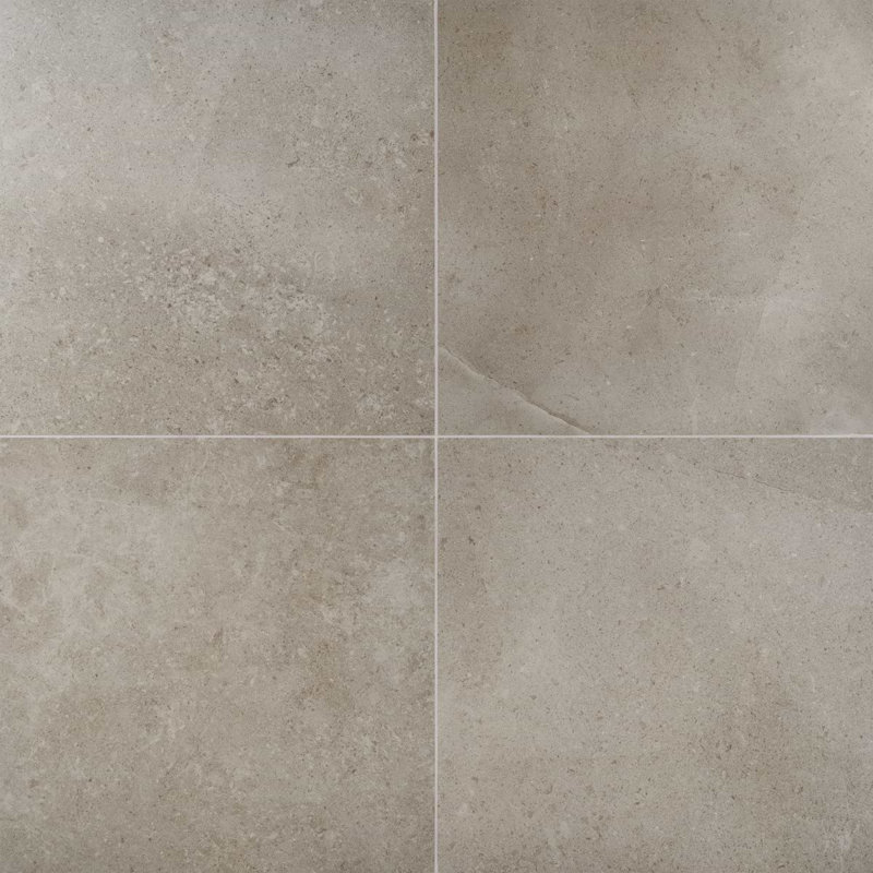 New Rock 24x24 Matte Porcelain Tile, Tortora Beige