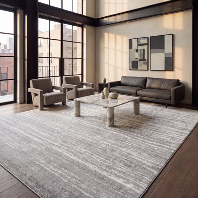 Tapis gris / gris clair Bethlyn