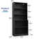 5 Tier Book Shelf,  71" H Large Bookcase, Standing Wood Display Book Shelf For Living Room, Office, Library