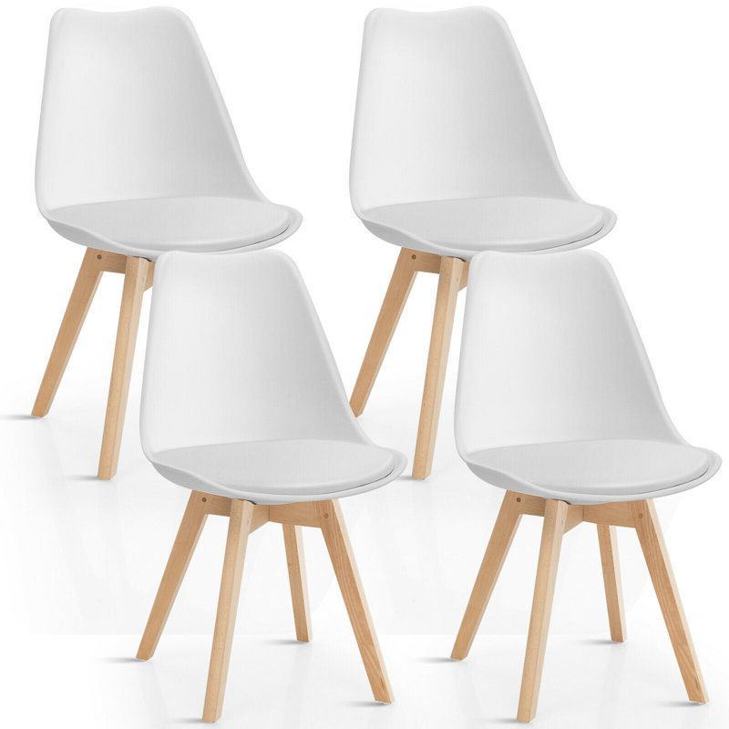 Biggins White Accent Chair, Blanc