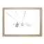 Ski Lift in Morillon France - Picture Frame Painting Print-56705251-56705252
