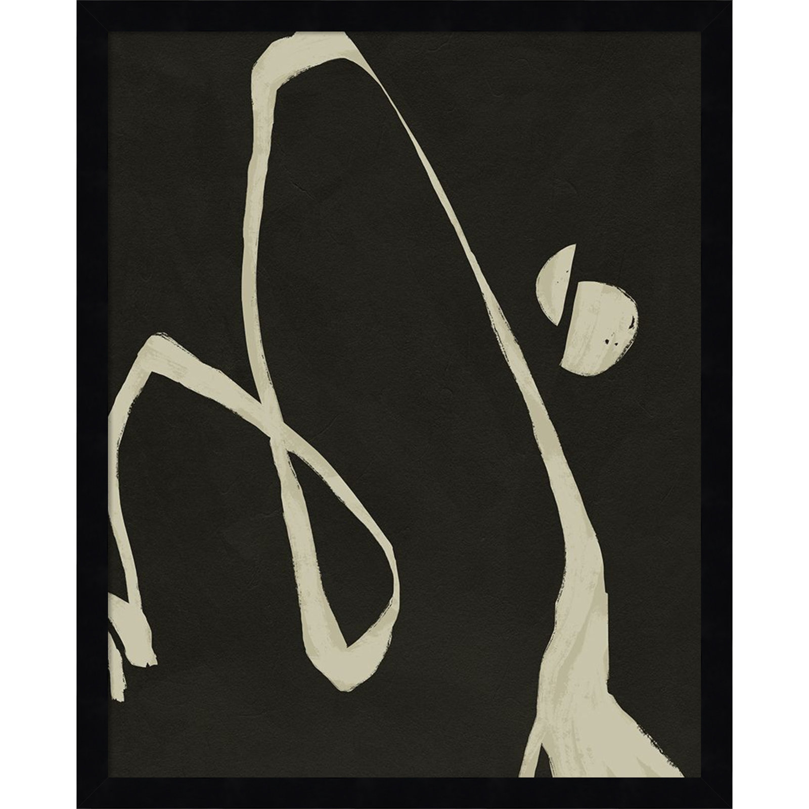 Neutral Spring II Print by Jacob Green, Black, 21" H x 17" W x 1" D