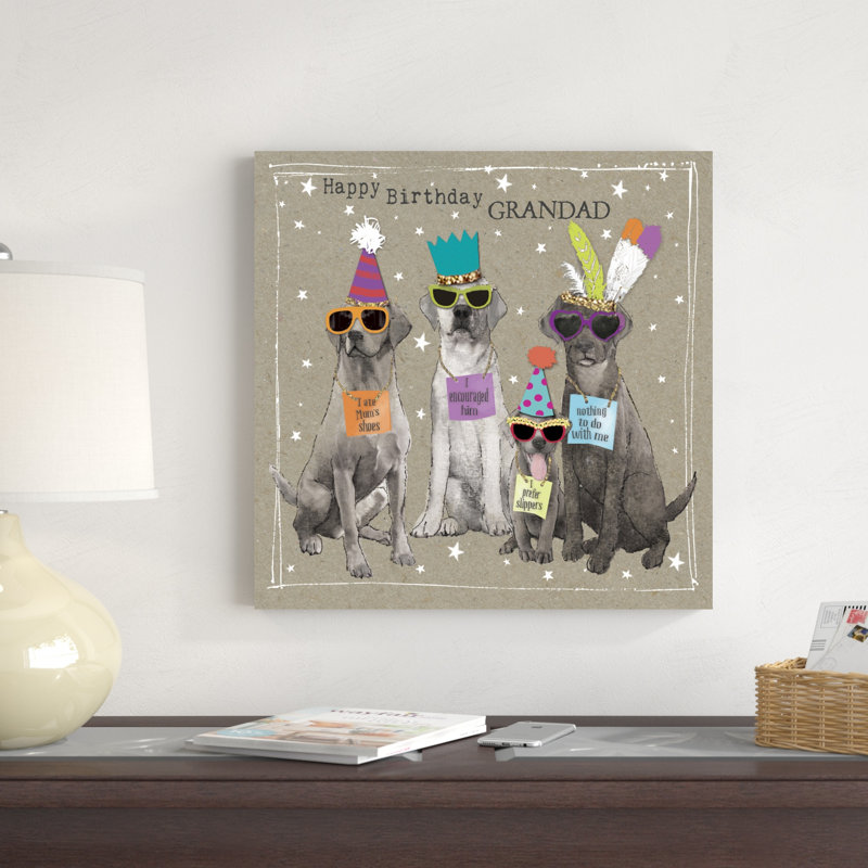 Fancypants Cool Dogs V, H 20 po x l 20 po x P 1,25 po