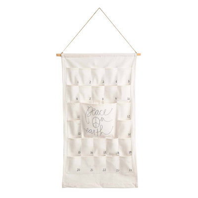 All-Natural Hanging Fabric Advent Calendar