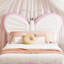 Single Children’S Bed Frame With LED Reading Lighting, Girls Bed Upholstered Platform Bed Frame With Butterfly-Shaped Adjustable Height Headboard, Easy Assembly-548520217-543956620