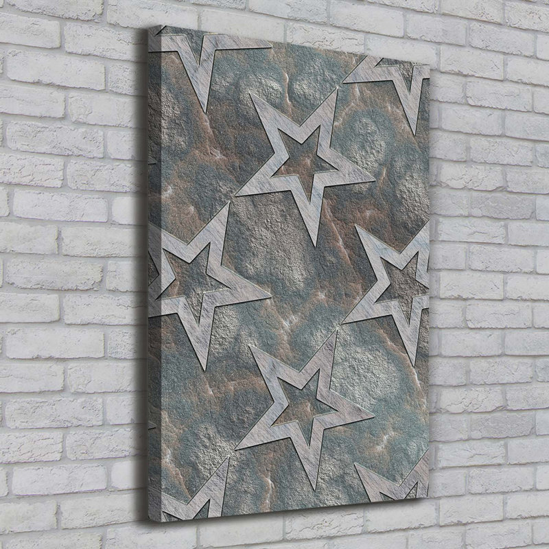 Stone Stars - Wrapped Canvas Print