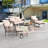 Aalaysia 7-Piece Outdoor Wicker Conversation Set