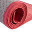 Tapis uni / rayé de couleur rose-rouge Bedford-71273901