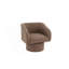Fauteuil d'appoint pivotant classique, fauteuil confortable-10136888
