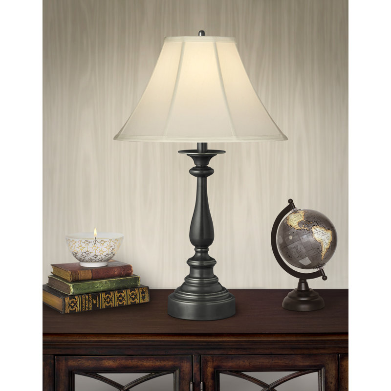 Lampe de table 28 po avec port USB Carico