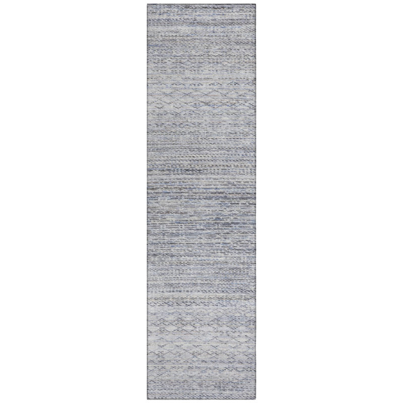 Machine Washable Indoor/Outdoor Colman ACN2150 Striped Rug, Runner 2'3" x 7'6"