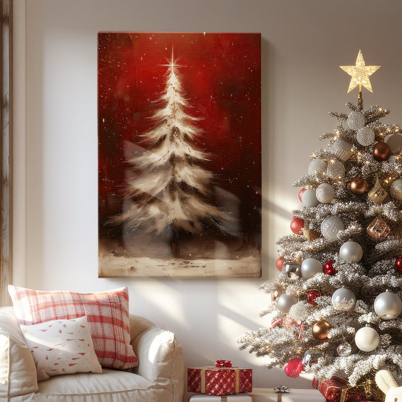 Toile tendue sur toile Fireside Dusk, H 60 po x l 40 po
