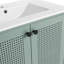 Meuble-lavabo autoportant de 30 po avec lavabo en céramique