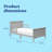 Bailey Toddler Bed with Guardrails-46773336