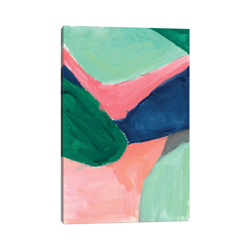 Painterly Color Block by Joy Ting - Wrapped Canvas Gallery-Wrapped Canvas Giclée, 66.04 cm H x 45.72 cm W