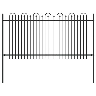 Powder-Coated Steel Fence Panels Included