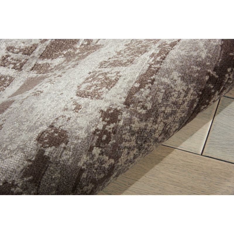 Tapis gris anthracite moderne Cannes, Rectangle 2 pi 3 po x 3 pi