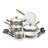T-Fal Initiatives 14 Piece Aluminum Non Stick Cookware Set-14554911