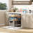 Wire Laundry Hamper Cart-125139782