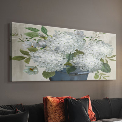Classic Hydrangeas- Gallery Wrapped Canvas -Ready to Hang