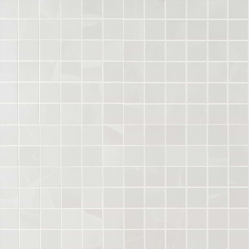 Dreamstone 2X2 Matte Porcelain Mosaic, Aztec Onyx Bianco Matte