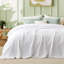 Couvre-lit gaufré en coton et rayonne de bambou 279 g / m² GentleSoft ™-108924545-108924536