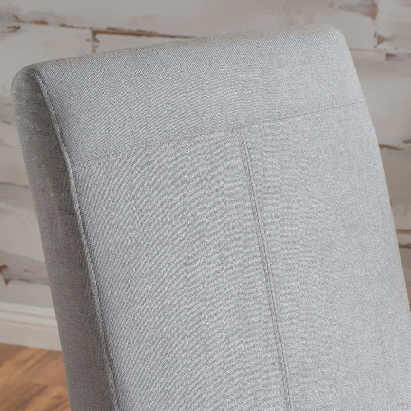 Chaise pertica KD, Velours gris clair
