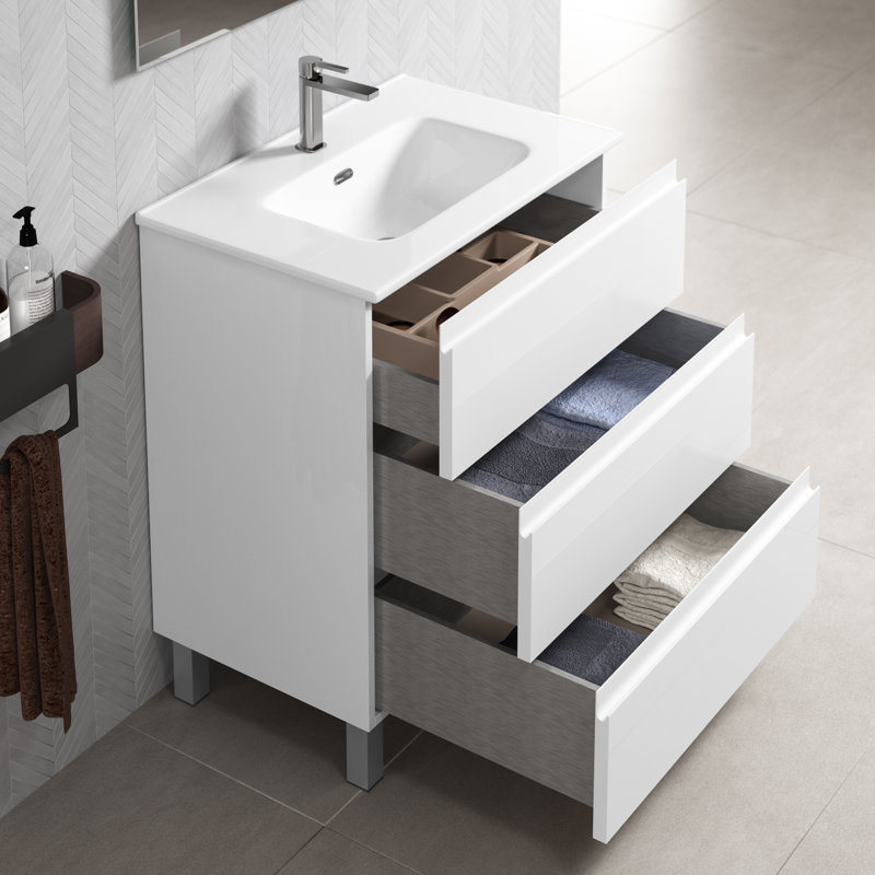 Bathroom Vanity Cabinet COSTA Collection by DAX, White