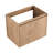 Bathroom Cabinet With Sink - Construction, Imitative Oak Hue Vanity Resin, Float Mount, Shade-402003028-402003031