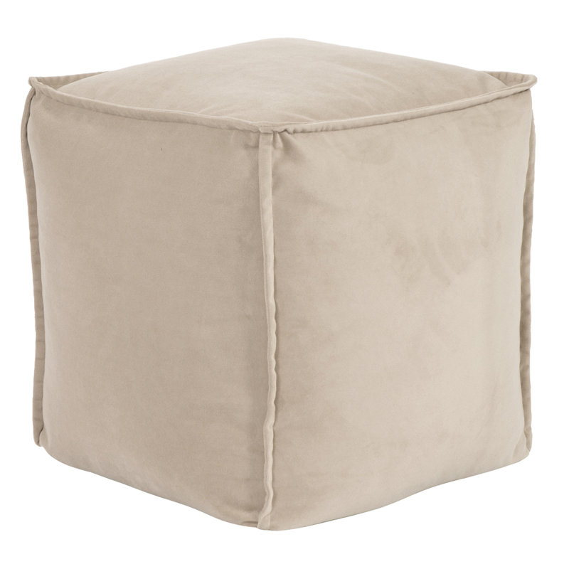 Olmo Upholstered Pouf, Sand