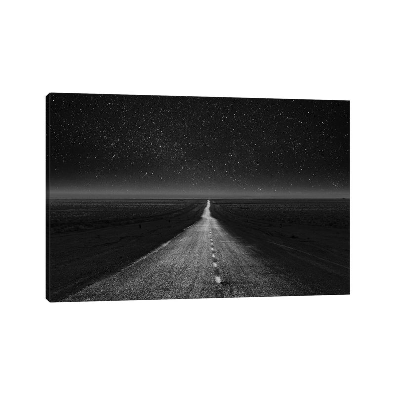 The Dark Eternal Night by Asef Azimaie - Print on Canvas, Wrapped Canvas, 45.72cm H x 66.04cm W x 3.81cm D
