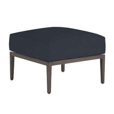 Repose-pieds en aluminium Santa Barbara - Gris ardoise