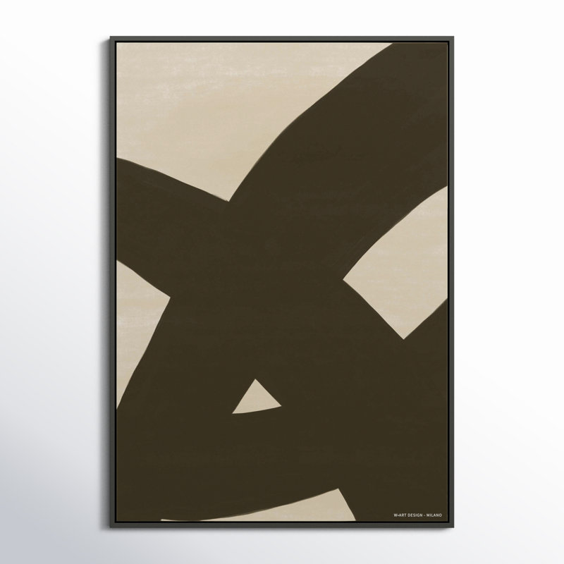 Form & Fusion 2 Print by Romina Gadler, 20" H x 14" W x 1.25" D, Black Framed Canvas