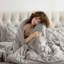 Ensemble d'édredon plissé avec draps Bed-in-a-Bag-103134051-103134071