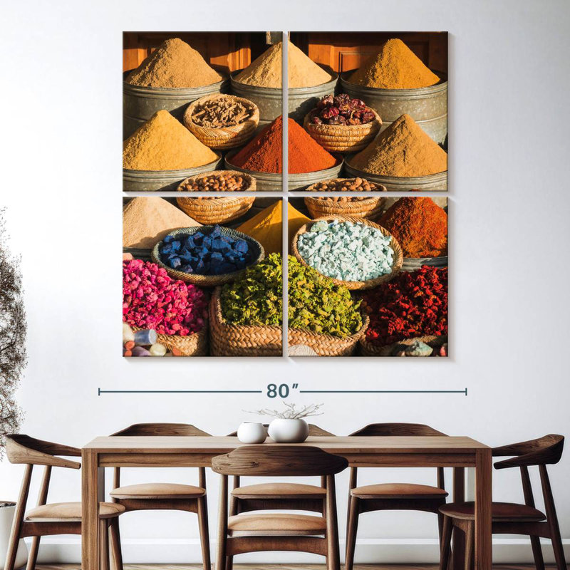 Yarlin Marrakesh Market Spices, 74" H x 74" W