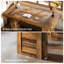 63" Farmhouse Executive Desk-625992091