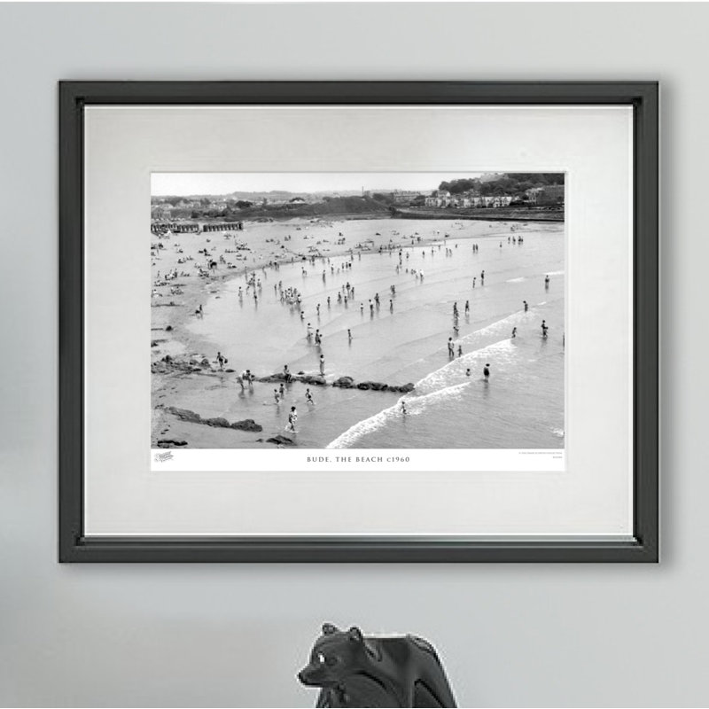 Bude, The Beach C1960 - Single Picture Frame Print, 45cm H x 60cm W x 2.3cm D