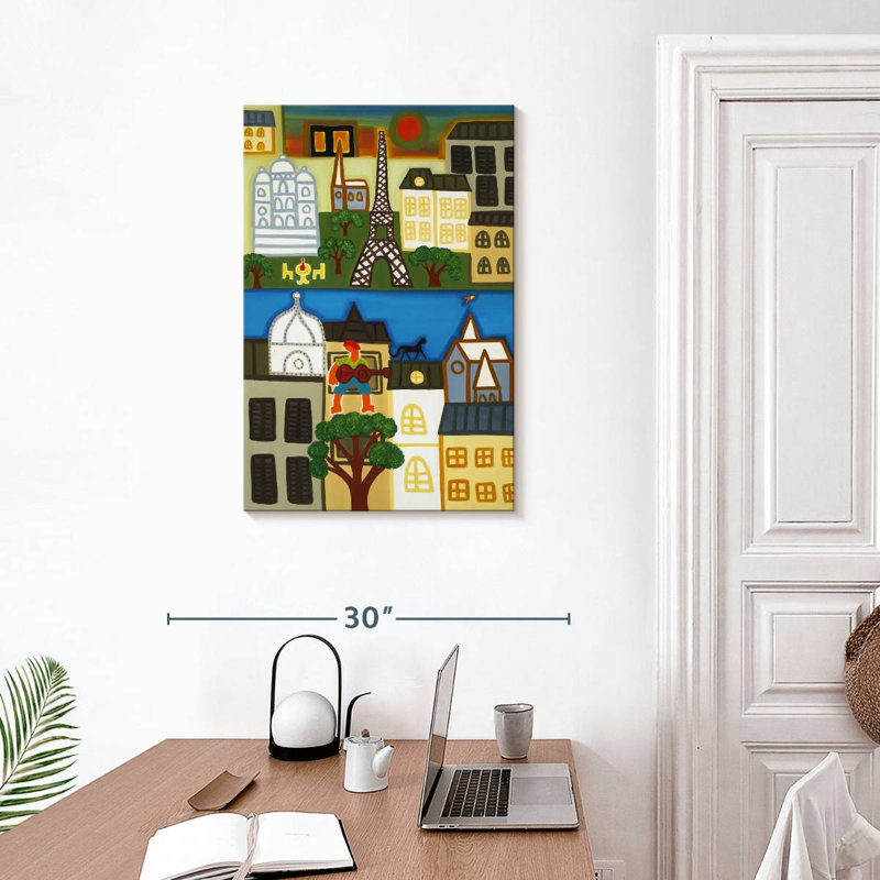 Spring In Paris, 30" H x 20" W