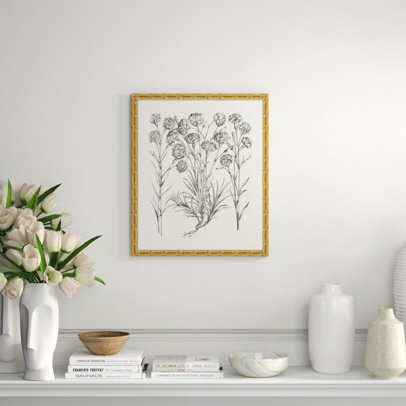 Bessler Study Neutral 13' Framed Graphic Art Print on Glass