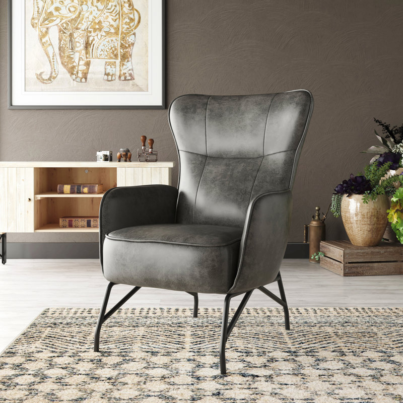 Fauteuil d'appoint gris