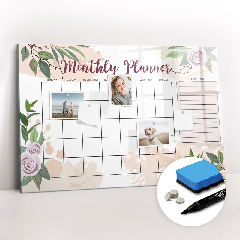 Magnetic Glass Dry Erase Board