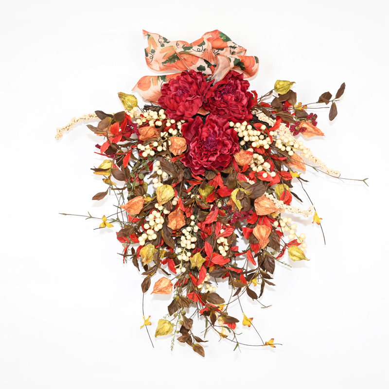 Faux feston d'automne, Rouge